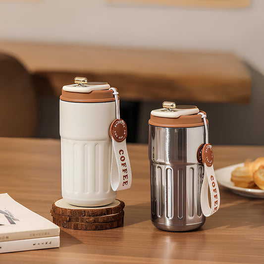 450ml Thermal Mug Thermos Bottle Smart Display Temperature  Stainless Steel Vacuum Cup Office Coffee Cup Business Portable
