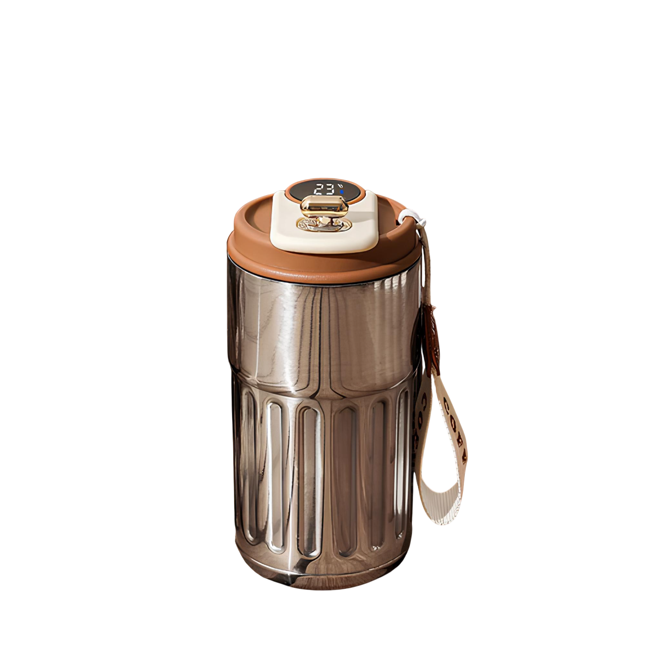 450ml Thermal Mug Thermos Bottle Smart Display Temperature  Stainless Steel Vacuum Cup Office Coffee Cup Business Portable